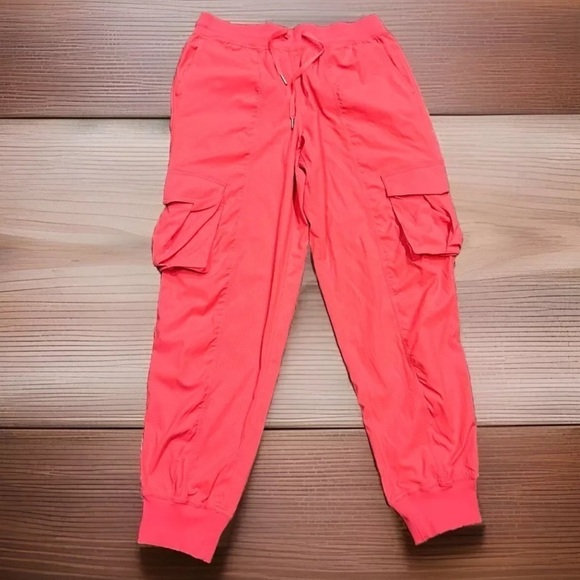 lululemon athletica Pants - Lululemon Dance Studio Pants Relaxed Fit Mid Rise Cargo Jogger Glaze Pink Size M
